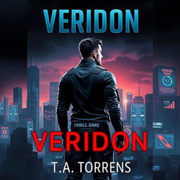 An intriguing ebook cover for 'Veridion' by T