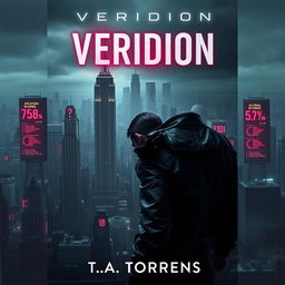 An evocative ebook cover for 'Veridion' by T