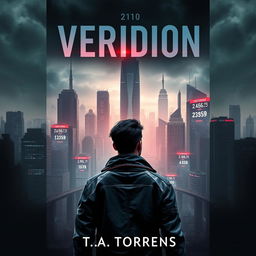 An evocative ebook cover for 'Veridion' by T