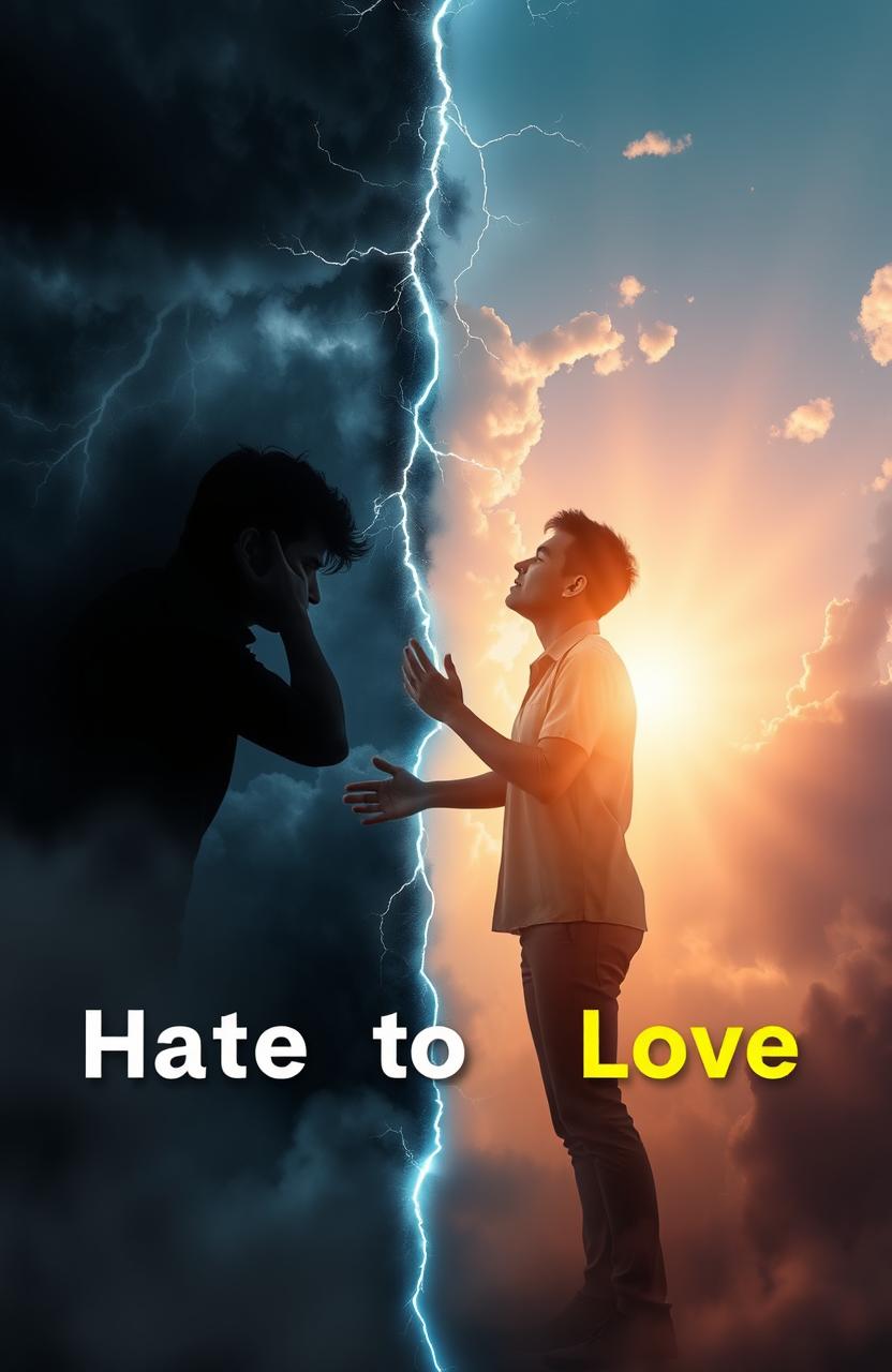 A powerful scene depicting the transformation from hate to love