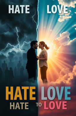 A powerful scene depicting the transformation from hate to love