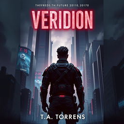 A captivating ebook cover for 'Veridion' by T