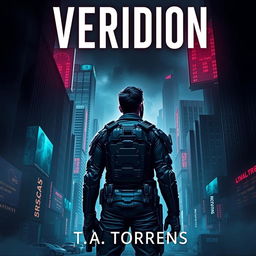 A captivating ebook cover for 'Veridion' by T