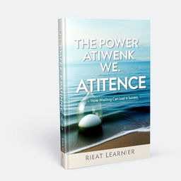 A book cover design for 'The Power of Patience: How Waiting Can Lead to Success' by Great Learner