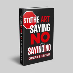 A book cover for 'The Art of Saying No' by Great Learner