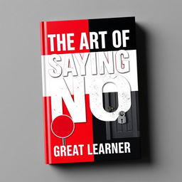 A book cover for 'The Art of Saying No' by Great Learner