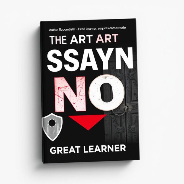 A book cover for 'The Art of Saying No' by Great Learner