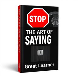 A book cover for 'The Art of Saying No' by Great Learner