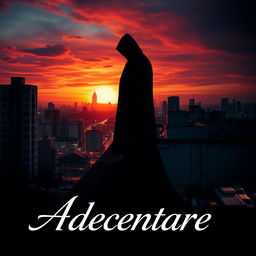 A captivating movie poster for a film titled 'Adecentare'