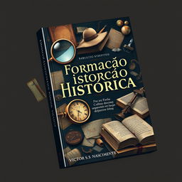 A captivating book cover for 'Formação Histórica' (Historical Formation) by Victor S