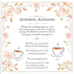 An elegantly designed wedding invitation card for an evening event