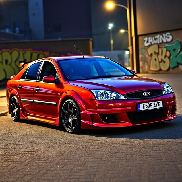 A modified 2004 Ford Mondeo 2