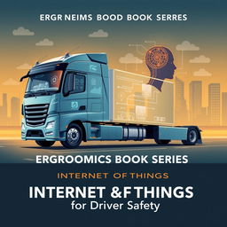 A visually striking illustration representing the Internet of Things (IoT) and ergonomics for driver safety