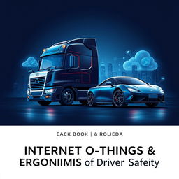 A highly realistic illustration representing the Internet of Things (IoT) and ergonomics for driver safety