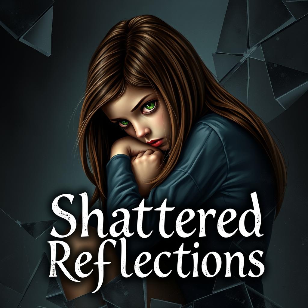 A book cover for the story titled 'Shattered Reflections'