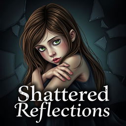 A book cover for the story titled 'Shattered Reflections'