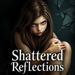 A book cover for the story titled 'Shattered Reflections'