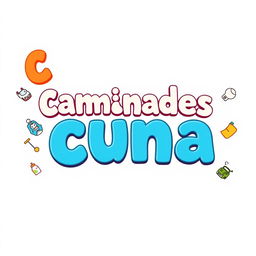 A title design for a comedy film called 'Cambiados de cuna'