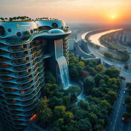 A stunning futuristic, bionic design of high-rise buildings in Kyiv, Ukraine