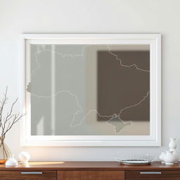 A window frame designed to perfectly replicate the contour of the map of Ukraine, with intricate detailing that mirrors every curve and line of the country's borders