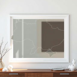 A window frame designed to perfectly replicate the contour of the map of Ukraine, with intricate detailing that mirrors every curve and line of the country's borders