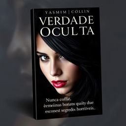 A captivating eBook cover design for the book titled 'Verdade Oculta' by Yasmim_Collin