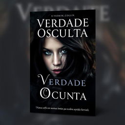 A captivating eBook cover design for the book titled 'Verdade Oculta' by Yasmim_Collin