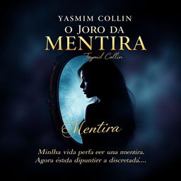 A captivating e-book cover for the theme 'O Jogo da Mentira' by Yasmim Collin