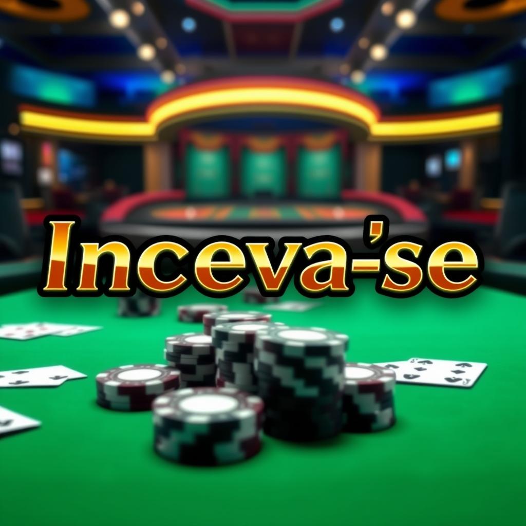 A vibrant YouTube banner for a poker channel, featuring a table with poker chips, playing cards, and a dramatic background of a casino