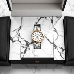 An elegant and luxurious branded packaging for the watch 'Suleymanov'