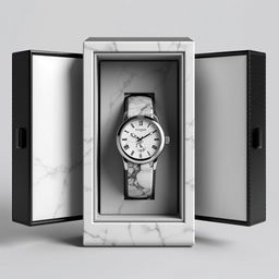 A sophisticated branded packaging design for the watch 'Suleymanov'