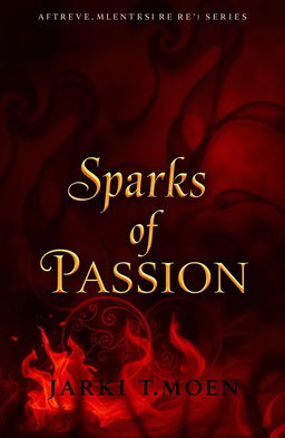 A striking book cover for a dark romance series, featuring an abstract design that embodies the theme of passion and tension