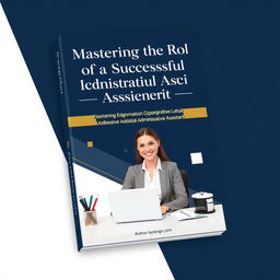 A professional e-book cover design for the book titled 'Mastering the Role of a Successful Administrative Assistant'