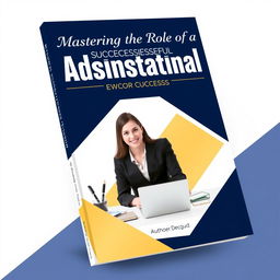 A professional e-book cover design for the book titled 'Mastering the Role of a Successful Administrative Assistant'