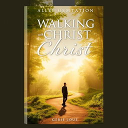 A book cover design for the title "Walking with Christ - In Life's Adversities"