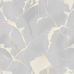 An abstract wallpaper design featuring a blend of light gray and metallic tones, showcasing intricate patterns and textures that create a sophisticated and modern aesthetic