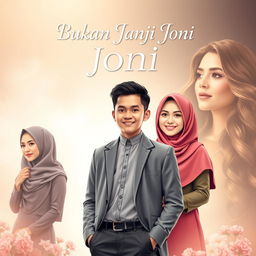 A charming book cover for 'Bukan Janji Joni'