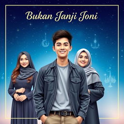 A stunning book cover for 'Bukan Janji Joni'