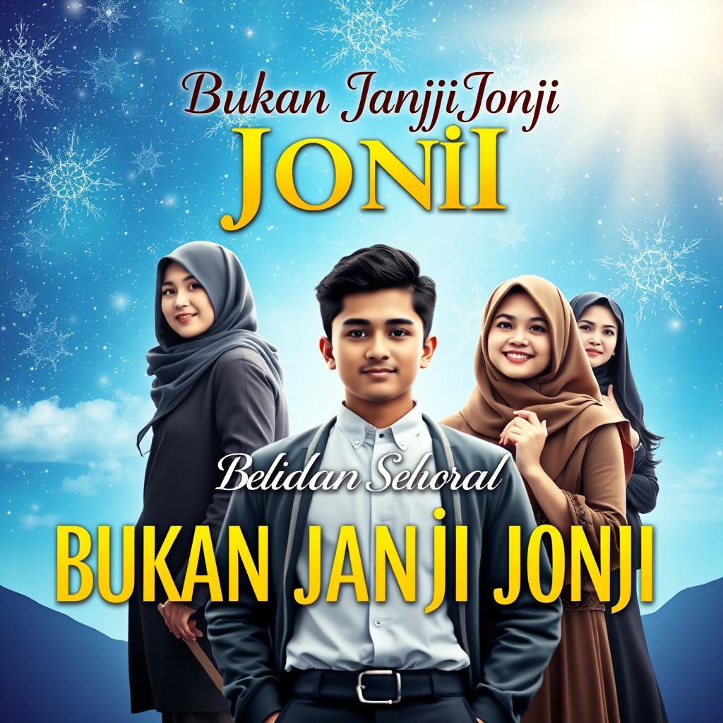 An enchanting book cover for 'Bukan Janji Joni'