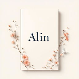 A5 novel cover design featuring the title 'Alin' in a simple yet elegant font