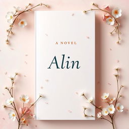 A5 novel cover design featuring the title 'Alin' in a simple yet elegant font