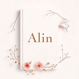 A5 novel cover design featuring the title 'Alin' in a simple yet elegant font