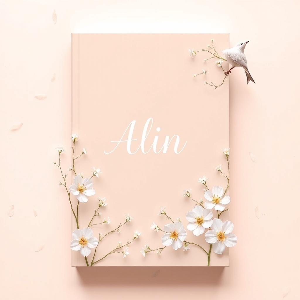 A5 novel cover design featuring the title 'Alin' in a simple yet elegant font