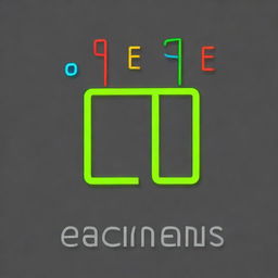 Create a neon, artsy back design on a gray t-shirt for electronics engineering. The design should prominently feature the word 'Electronics' in a cute font style, supported by luminous neon representations of electronic components.