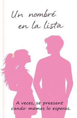 A romantic book cover featuring a soft pastel background