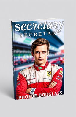 A striking book cover featuring Charles Leclerc, positioned prominently in the center