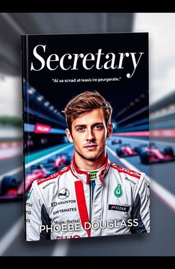 A striking book cover featuring Charles Leclerc, positioned prominently in the center