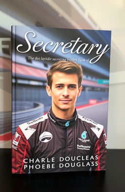 A striking book cover featuring Charles Leclerc, positioned prominently in the center