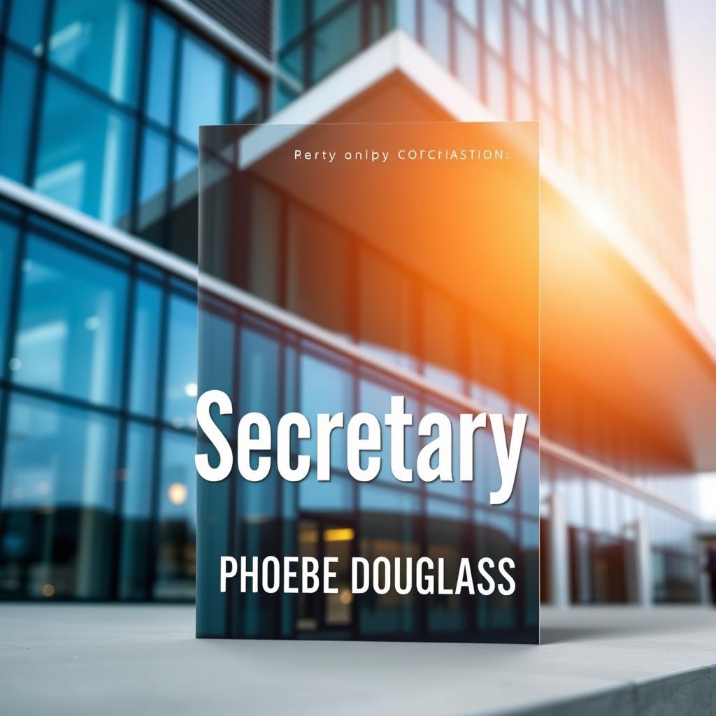 An eye-catching book cover showcasing a modern corporate building as the background, representing a company setting