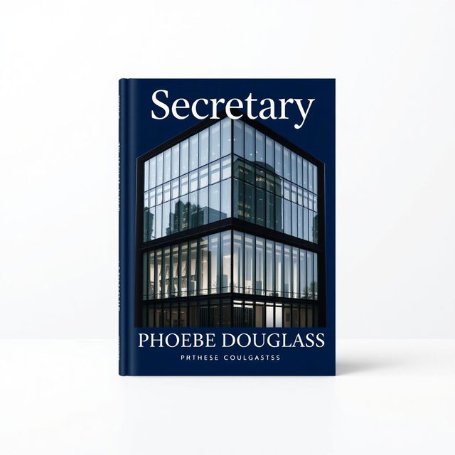 An engaging book cover featuring a modern corporate office building placed prominently in the center, representing a bustling company environment